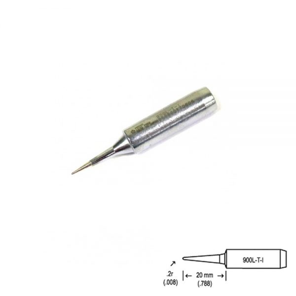 900L-T-I Conical Soldering Tip R0.2mm x 20mm