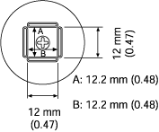 A1262B, QFP, 12.2x12.2mm Hot Air Nozzle