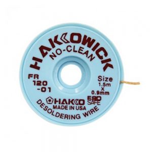 Hakko WICK No Clean 0.9mm x 1.5m Desolder braid