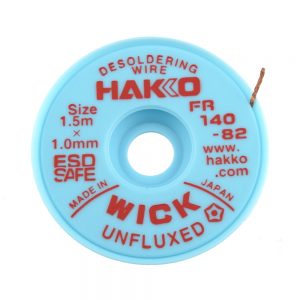 HAKKO WICK Unfluxed 1.0mm x 1.5m Desolder braid