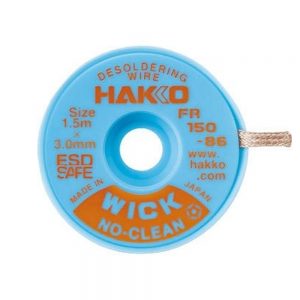 Hakko WICK No Clean 0.3mm x 1.5m Desolder braid