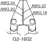 G2-1602 Blade - AWG 18 - 24