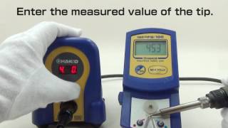 HAKKO FX-888D; how to use 