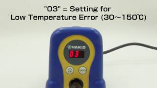 HAKKO FX-888D; how to use 