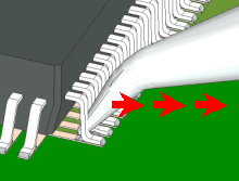 Use it for correcting Bridging.
