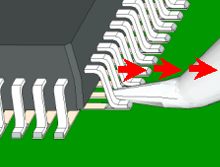Use it for correcting Bridging.