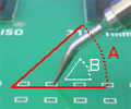 Use it for soldering tiny chip parts such as 0603.
