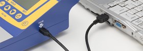 Make it easy to manage tip temperature records by transferring the data to computer