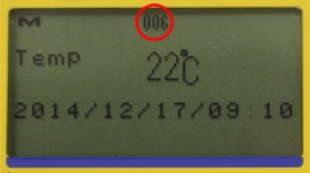 Automatic counting of the number of measurements
